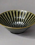 Kakunaka Oribe Ring Deep Bowl