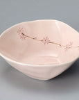 Pink Small Flower Triangle Bowl