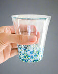 Tsugaru Vidro Japanese Glass Tumbler – Hydrangea
