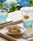 Tsugaru Vidro Japanese Glass Tumbler – Hydrangea