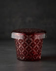 Hirota Edo Kiriko Futachoko Glass with Lid - Shippo 七宝
