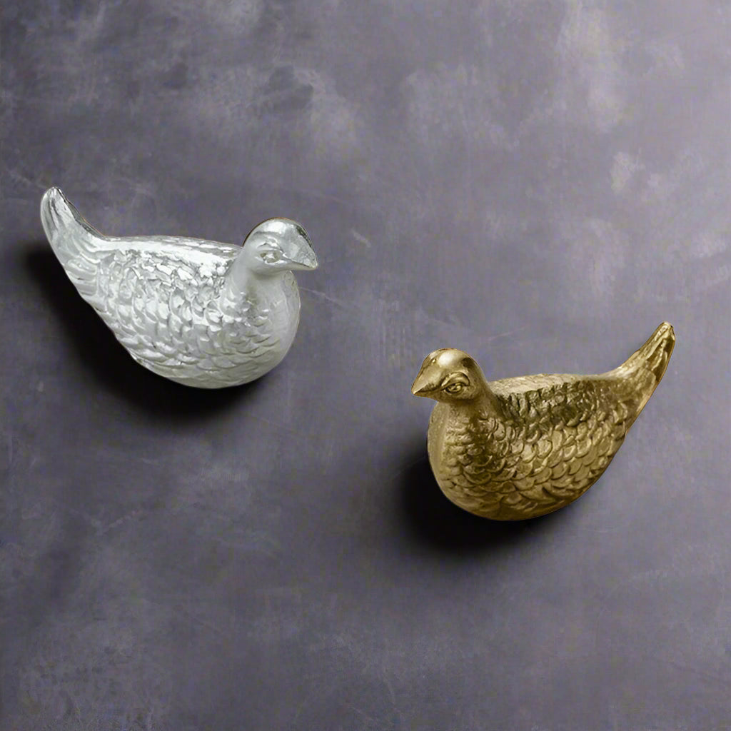 Nousaku Tin Chopstick Rest Set - Raicho 雷鳥 (Thunderbird)