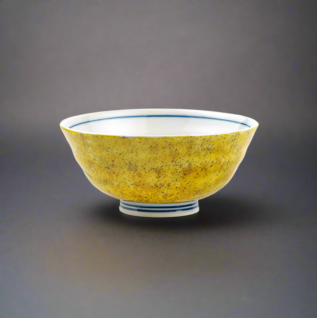 Kutani-ware Peony Flower Bowl Pair