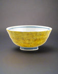 Kutani-ware Peony Flower Bowl Pair