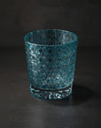 Yamada Glass Edo Kiriko Crystal Whisky Glass - Entsunagi 縁繋ぎ (Green)