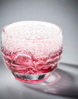 Yamada Glass Edo Kiriko Crystal Sake Glass - Mt Fuji 山下白雨 (Four Colours)