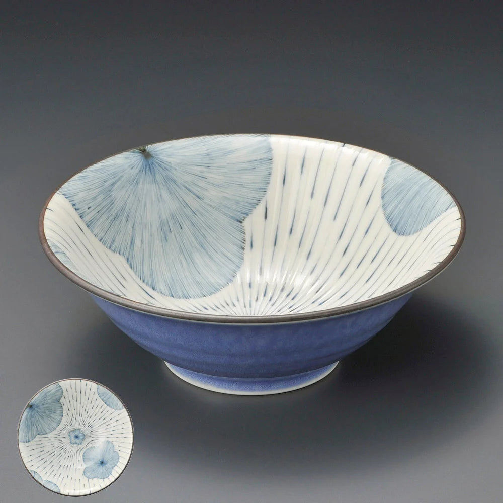Mino-ware Plum Blossom Rain Bowl