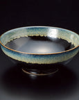 Tenmoku White Drip Noodle Bowl