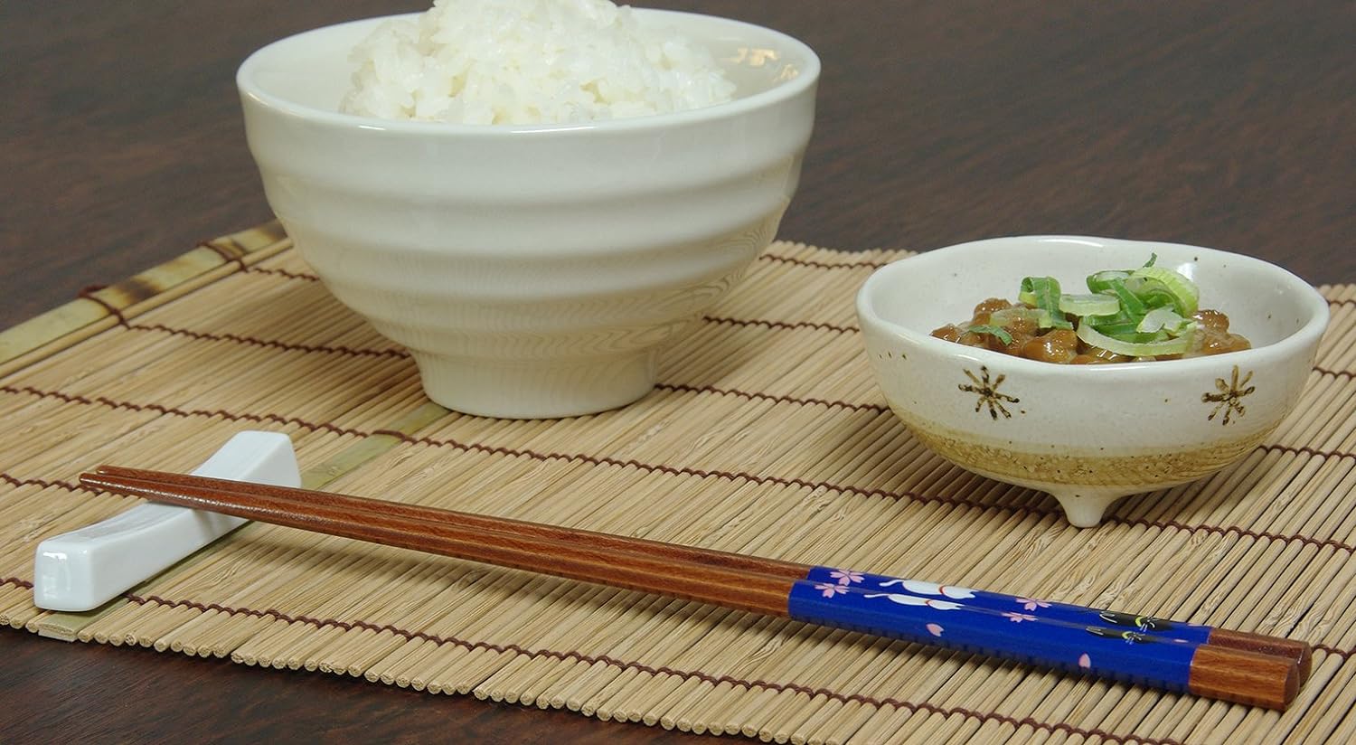 Aoba Chopsticks 22.5cm - Cat Cherry Blossom