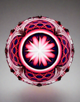 Satsuma Kiriko Hexagonal Basket Sake Glass - Cut 208 (Three Colours)