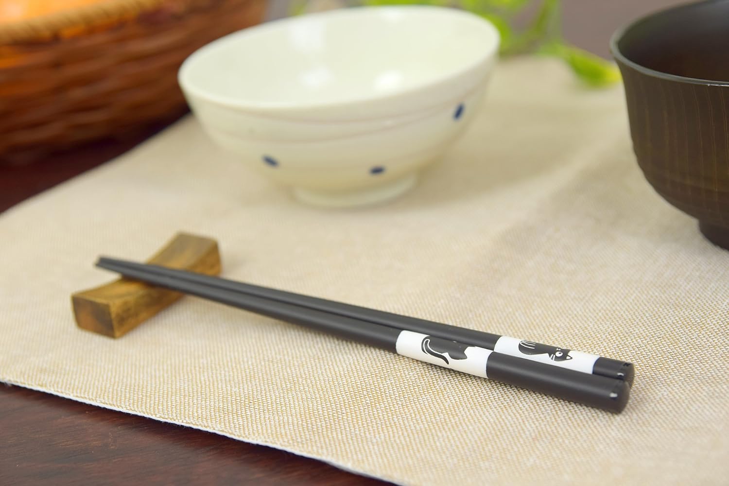 Aoba Chopsticks 23cm - Sitting Cat
