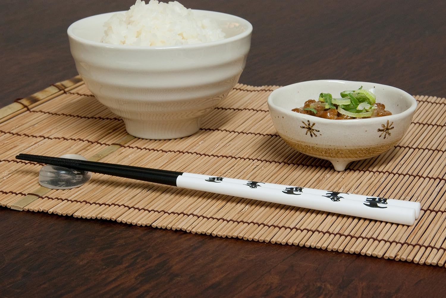 Aoba Chopsticks 23cm - Black Cats