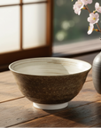 Earthen Spiral Glaze Ramen Bowl