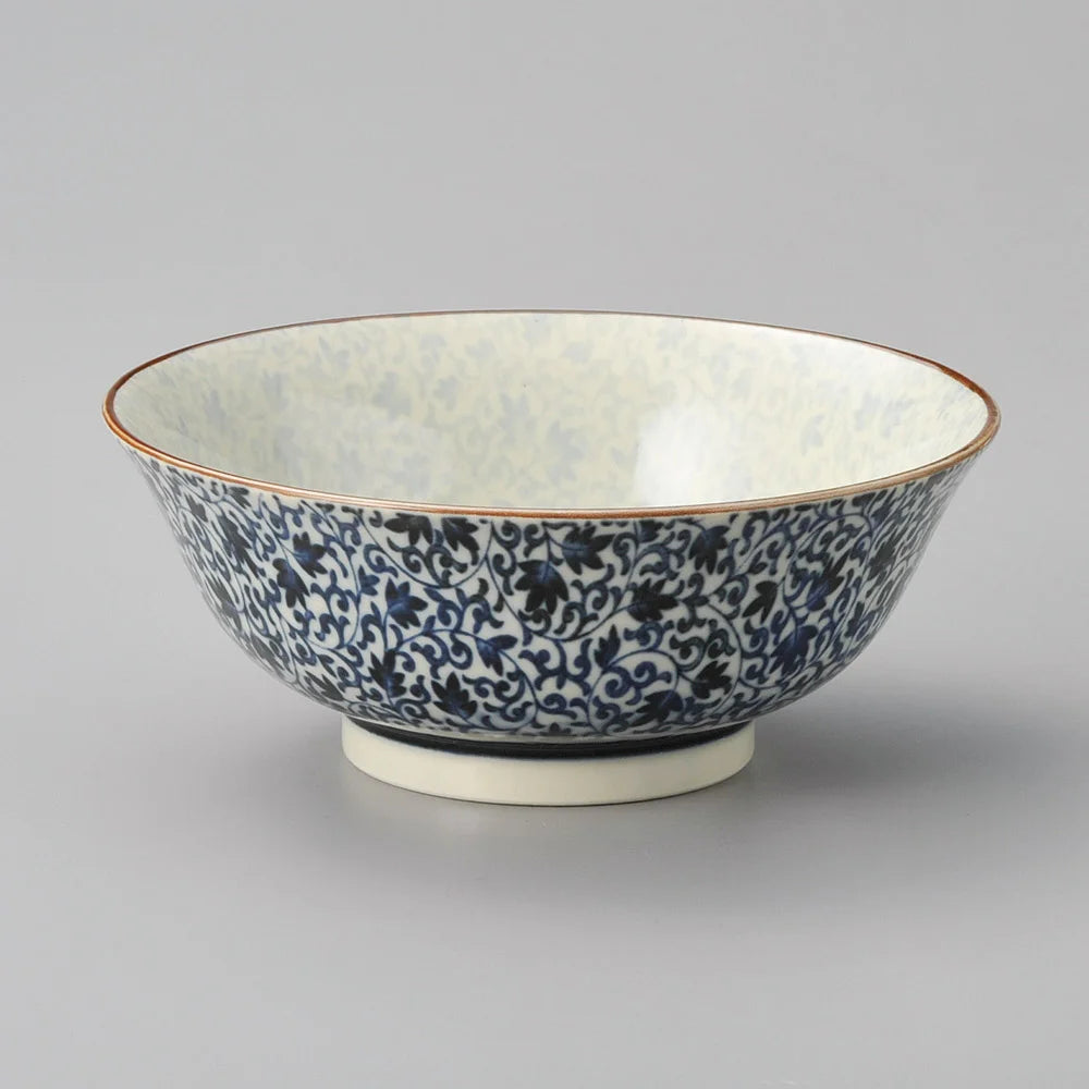 Vine Pattern Large Porcelain Bowl