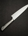 K&S AUS10 Monosteel Gyuto 180mm Metal Handle
