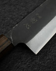 Hatsukokoro Aokitae Blue 2 Kurouchi Santoku 165mm Black Chacate