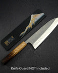 Matsubara Blue 2 Gyuto 210mm Nashiji Burnt Kashi