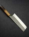 Matsubara Blue 2 Nakiri 165mm Nashiji Burnt Kashi