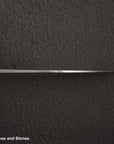 Hatsukokoro Blue 2 Damascus Migaki Santoku 180mm Ebony Handle