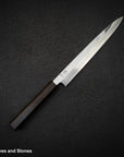 Hatsukokoro FAXR2 Powdered Steel Yanagiba 240mm Mirror Polish Ebony
