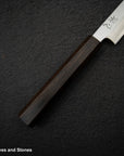 Hatsukokoro FAXR2 Powdered Steel Yanagiba 240mm Mirror Polish Ebony