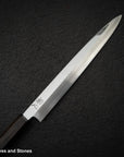 Hatsukokoro FAXR2 Powdered Steel Yanagiba 240mm Mirror Polish Ebony