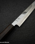Hatsukokoro FAXR2 Powdered Steel Yanagiba 240mm Mirror Polish Ebony