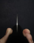 Hatsukokoro Ginrei Ginsan K-tip Gyuto 205mm Nashiji Ebony