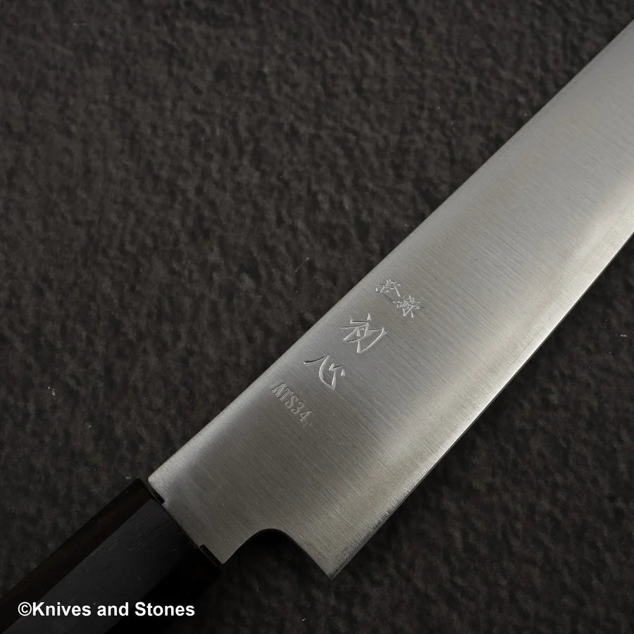 Hatsukokoro Hayabusa ATS34 Sanmai Petty 150mm