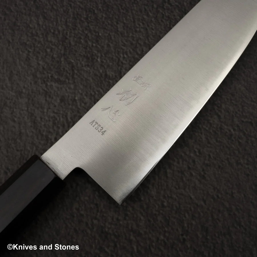 Hatsukokoro Hayabusa ATS34 Sanmai Bunka 180mm