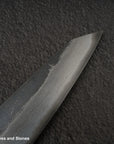 Muneishi Kumokage Blue2 Kurouchi Damascus Honesuki 150mm