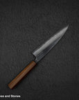 Hatsukokoro Kumokage Blue 2 Kurouchi Damascus Petty 150mm
