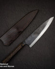 Hatsukokoro Kurogane Blue 2 Kurouchi Gyuto 210mm Black Chacate