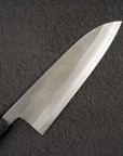 Hatsukokoro x Yoshikane SKD Nashiji Santoku 170mm Ebony Handle