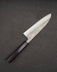 Hatsukokoro x Yoshikane SKD Nashiji Santoku 170mm Ebony Handle