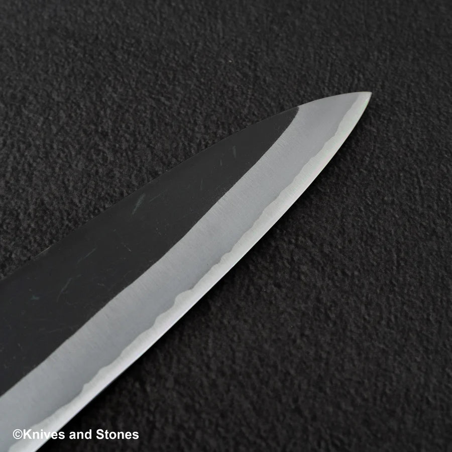 Hatsukokoro Aosagi Blue 2 Kurouchi Gyuto 240mm Black Chacate