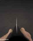 Hatsukokoro Hayabusa VG10 Damascus Tsuchime Gyuto 240mm Ebony Handle