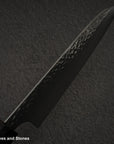 Hatsukokoro Hayabusa VG10 Tsuchime Sanmai Santoku 180mm Ebony