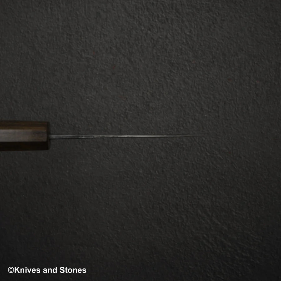 Hatsukokoro Kumokage Blue 2 Kurouchi Damascus Paring 80mm Black Chacate