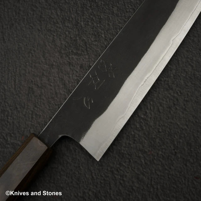 Hatsukokoro Kurokaze Blackwind White 2 Gyuto 210mm Stainless Clad