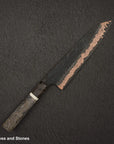 Hatsukokoro x Nigara Yorokobi SLD Copper Tsuchime Damascus Gyuto 210mm with Saya