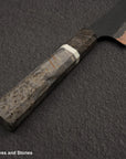 Hatsukokoro x Nigara Yorokobi SLD Copper Tsuchime Damascus Gyuto 210mm with Saya