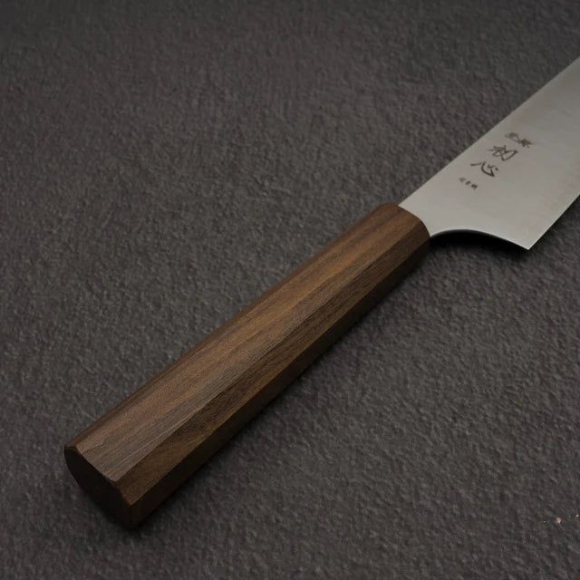 Hatsukokoro Hayabusa Aogami Super Migaki Gyuto 210mm Black Chacate