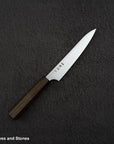 Hatsukokoro Hayabusa Aogami Super Migaki Petty 150mm Black Chacate