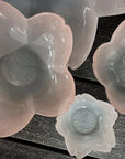 Hirota Sakura Shape Glass Plate (4pcs set)