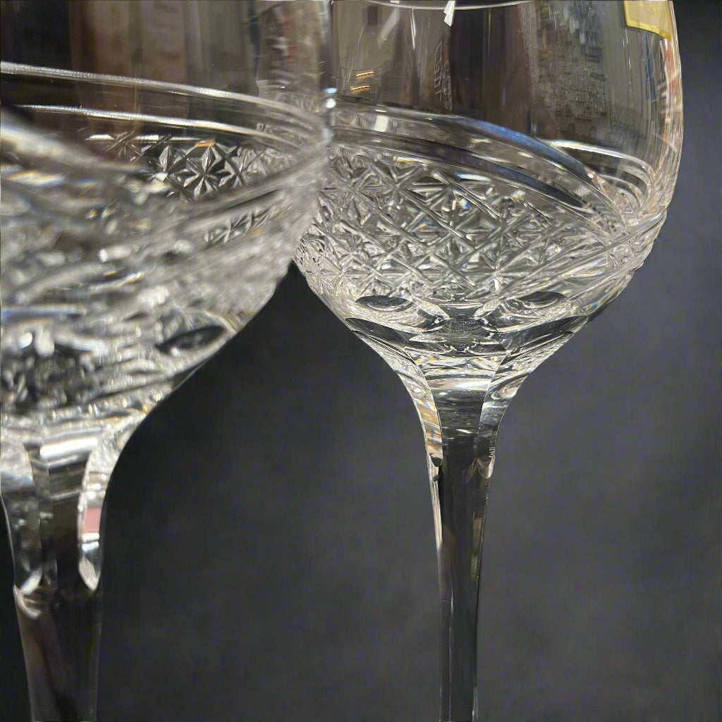 Kagami Edo Kiriko Wine Glass Pair Set - Hagoromo 羽衣