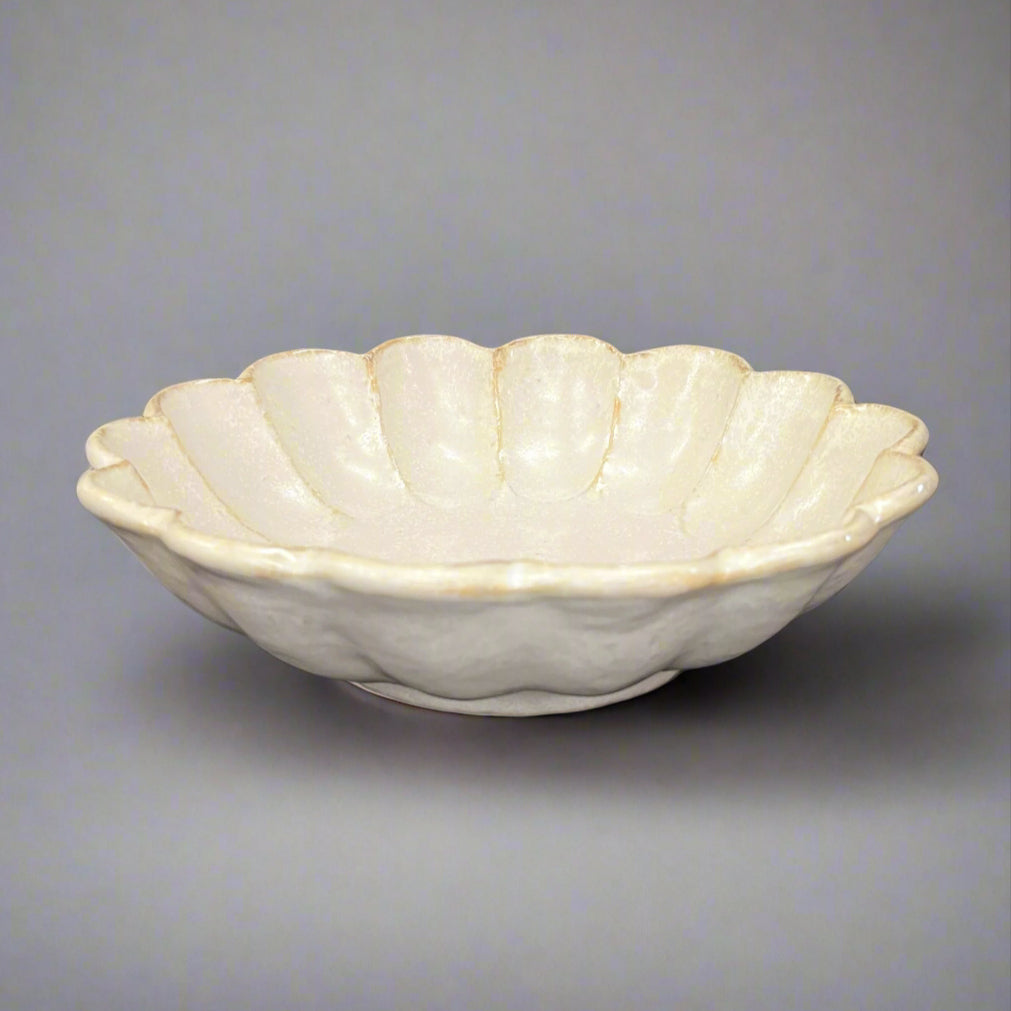 Tojiki Tonya Kikka Rinka Deep Plate 21cm