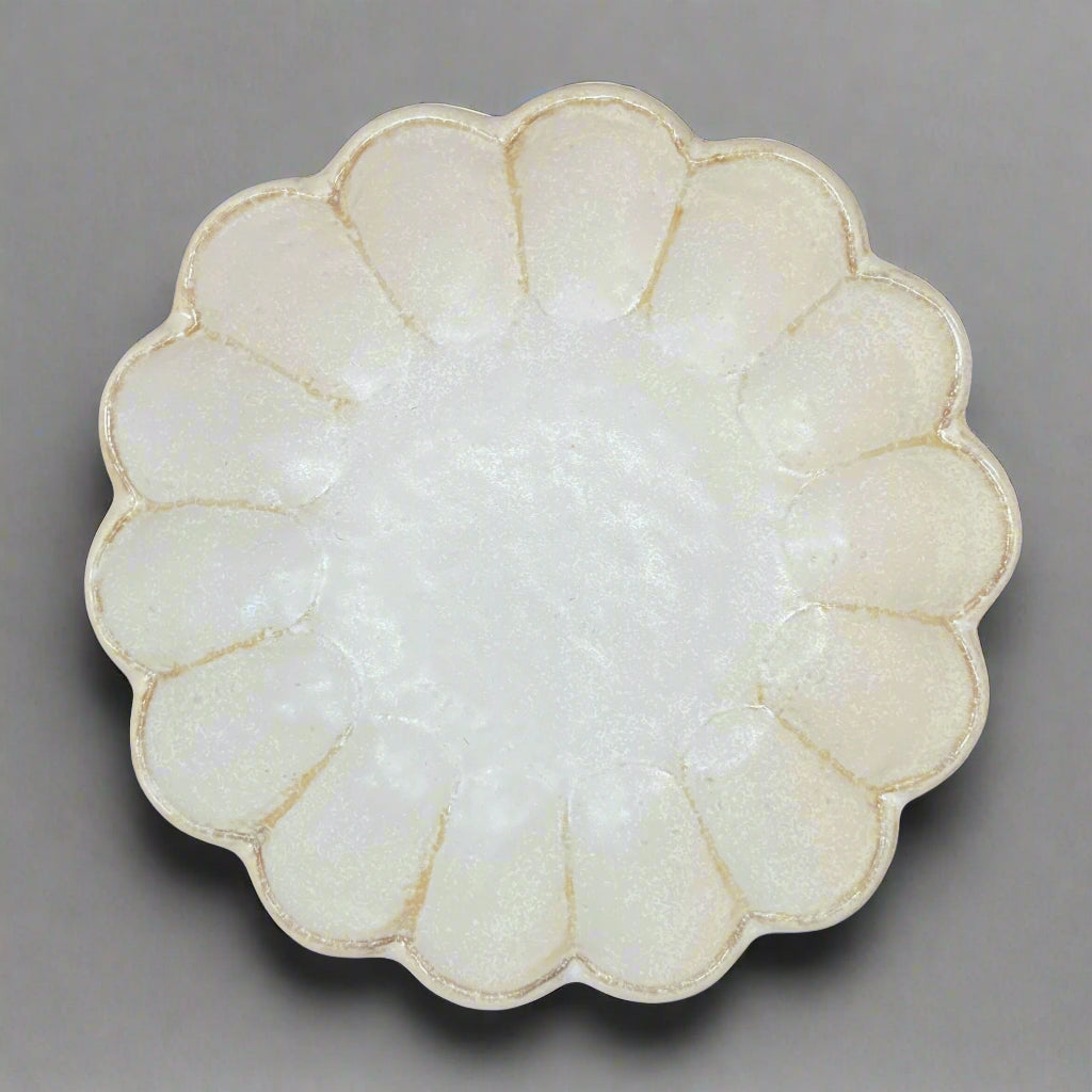 Tojiki Tonya Kikka Rinka Deep Plate 21cm