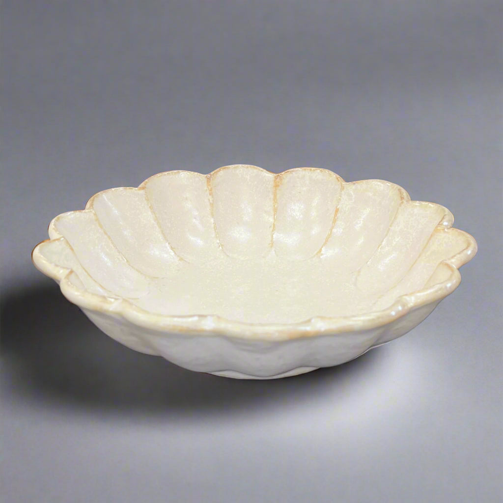 Tojiki Tonya Kikka Rinka Deep Plate 21cm