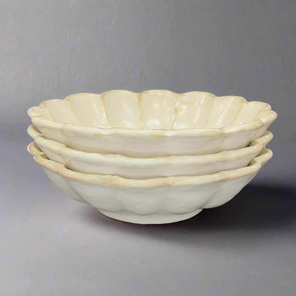 Tojiki Tonya Kikka Rinka Deep Plate 21cm